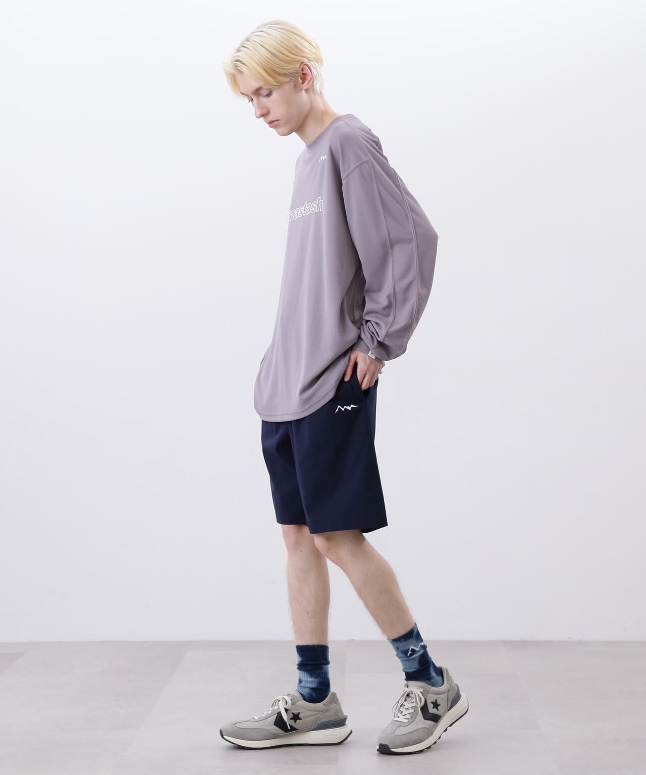 MANASTASH/マナスタッシュ/MOUNTAIN LOGO SHORTS/マウンテンロゴショーツ