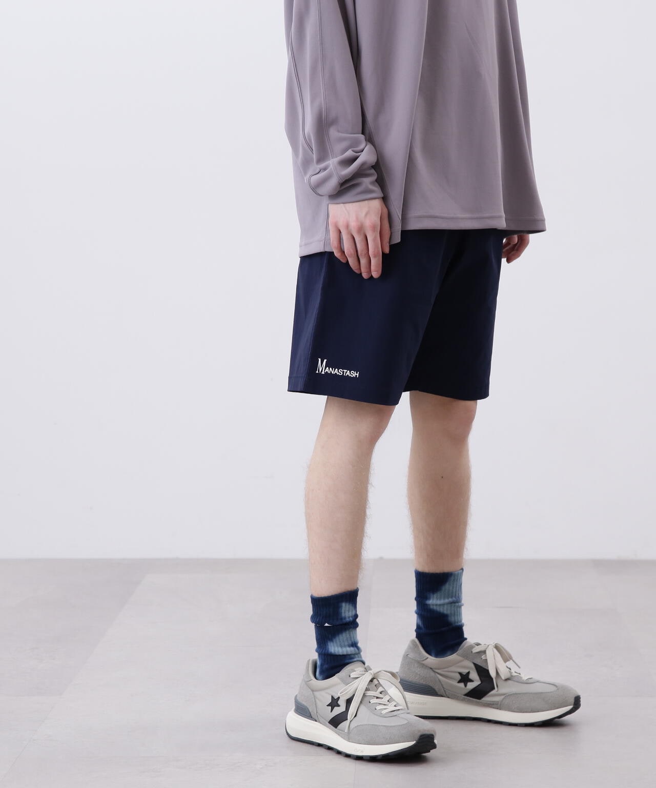 MANASTASH/マナスタッシュ/MOUNTAIN LOGO SHORTS/マウンテンロゴショーツ