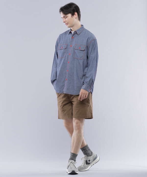 MANASTASH/マナスタッシュ/POINT COL WORK SHIRTS