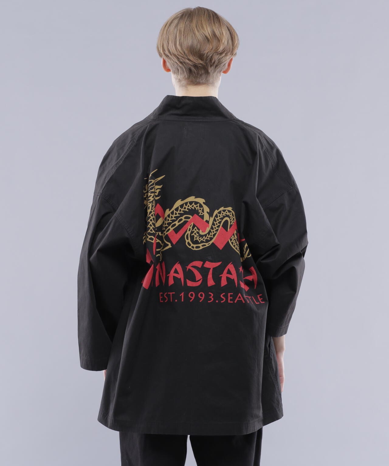 MANASTASH/マナスタッシュ/DRAGON HANTEN SHIRT/ドラゴンはんてんシャツ