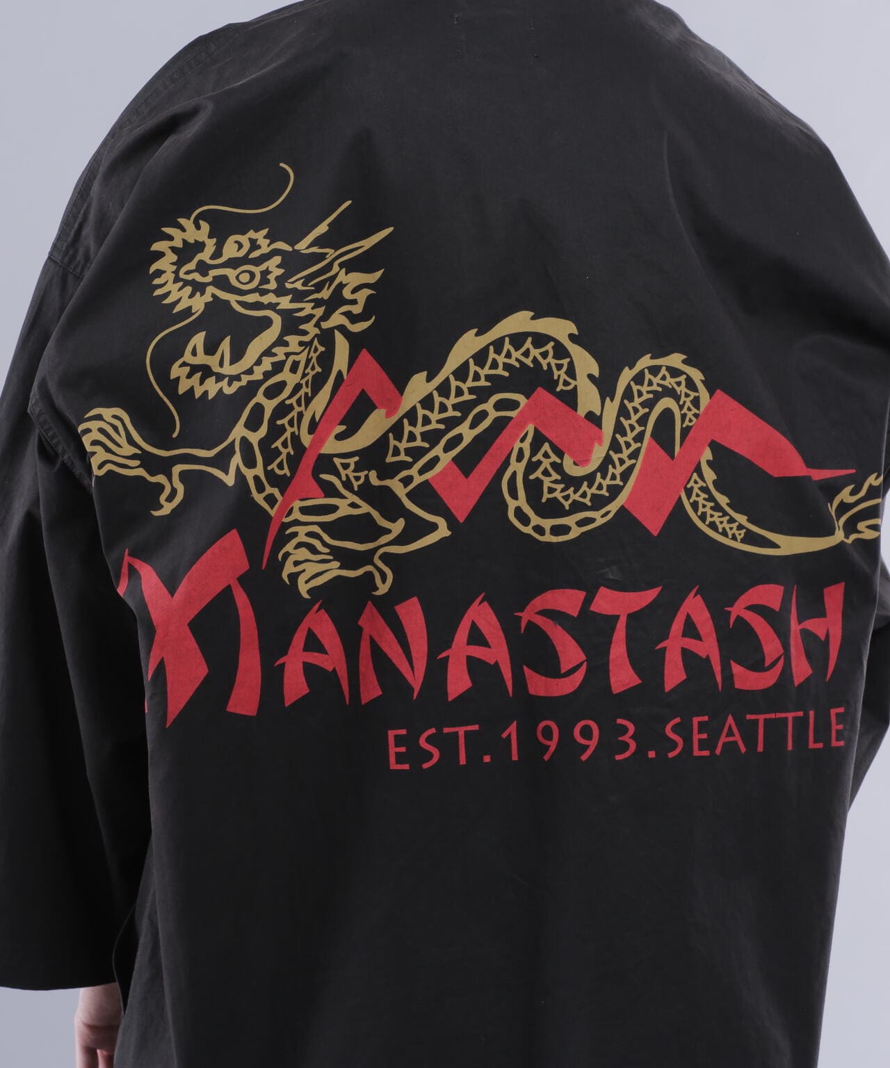 MANASTASH/マナスタッシュ/DRAGON HANTEN SHIRT/ドラゴンはんてんシャツ