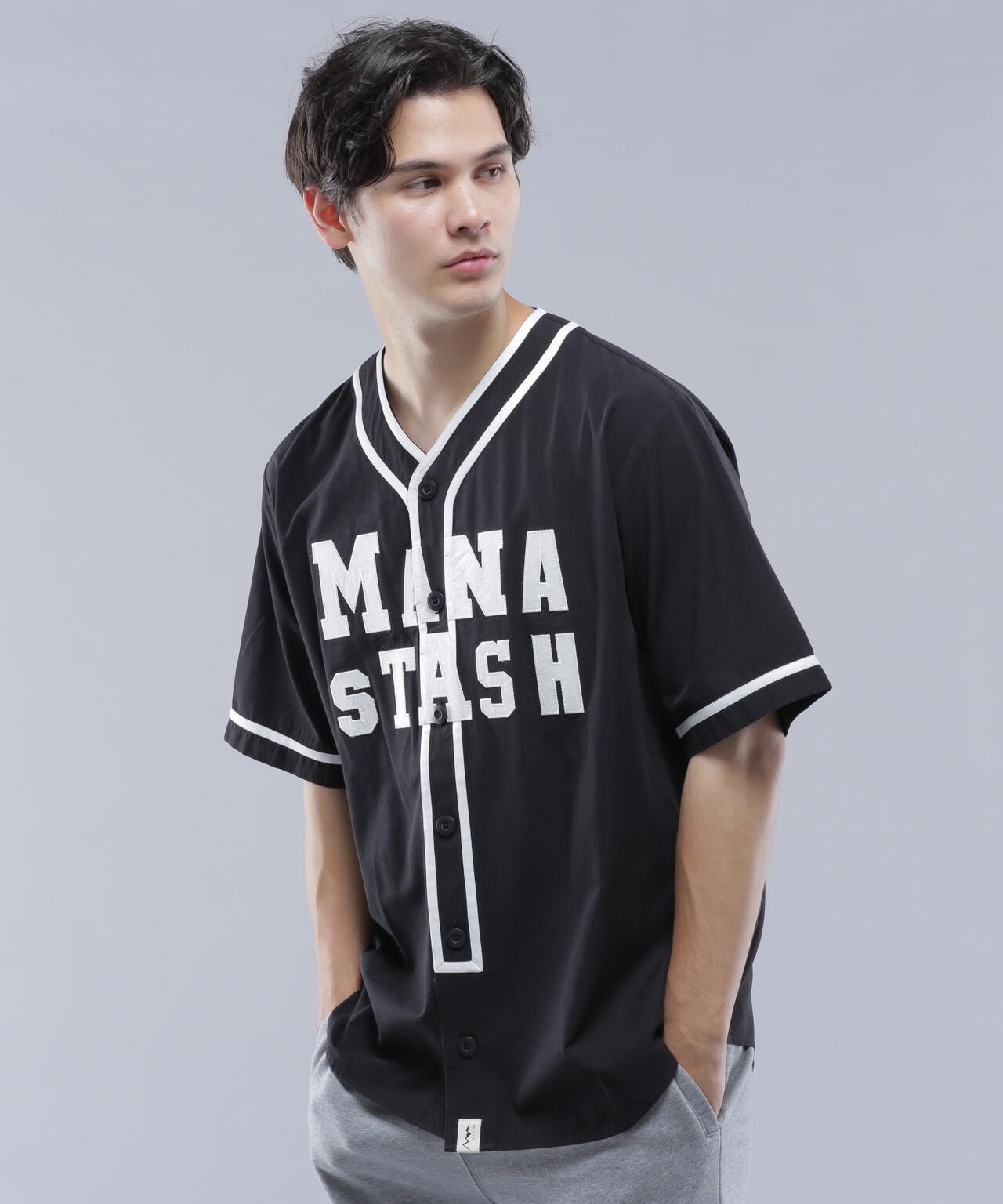 MANASTASH/マナスタッシュ/COLLEGE LOGO BB SHIRT