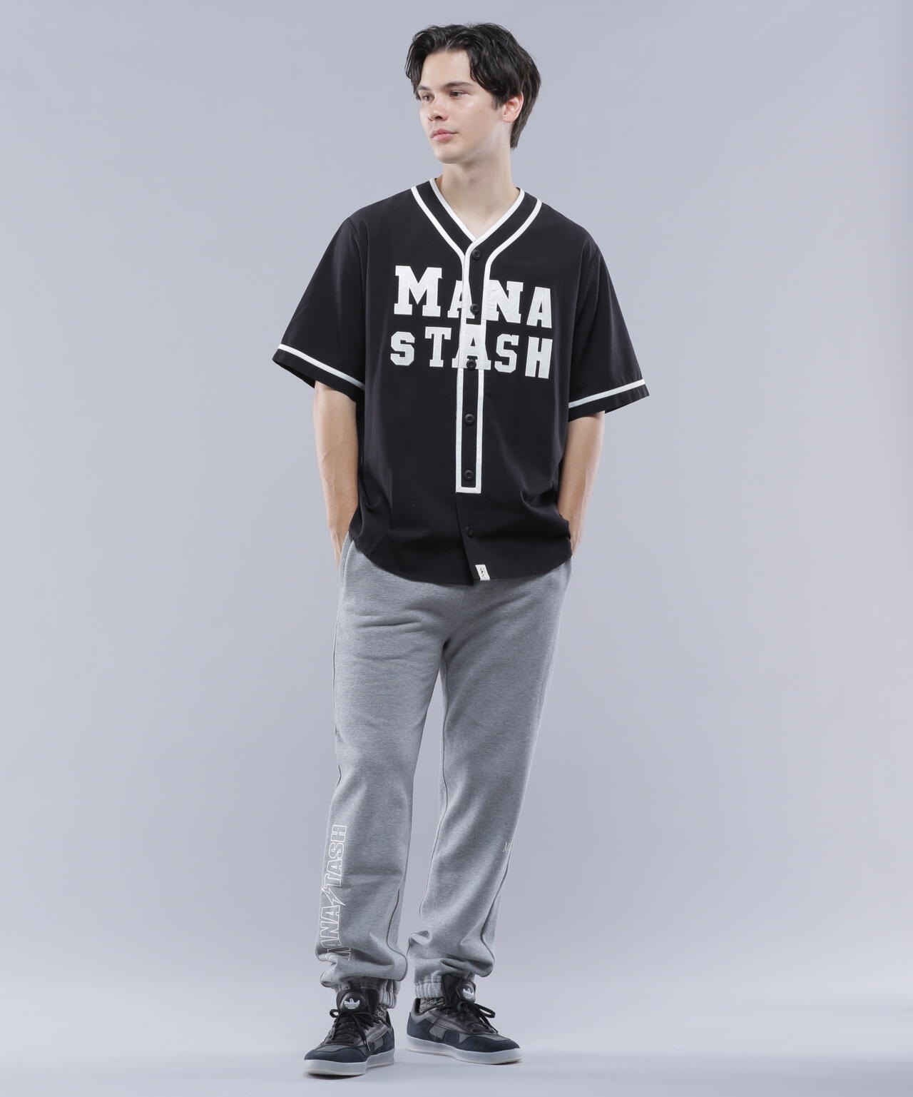 MANASTASH/マナスタッシュ/COLLEGE LOGO BB SHIRT