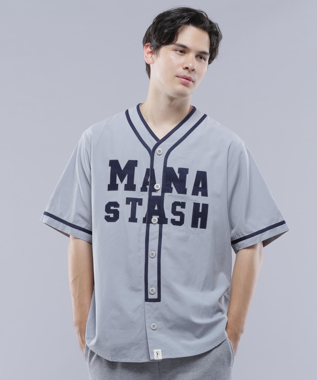 MANASTASH/マナスタッシュ/COLLEGE LOGO BB SHIRT