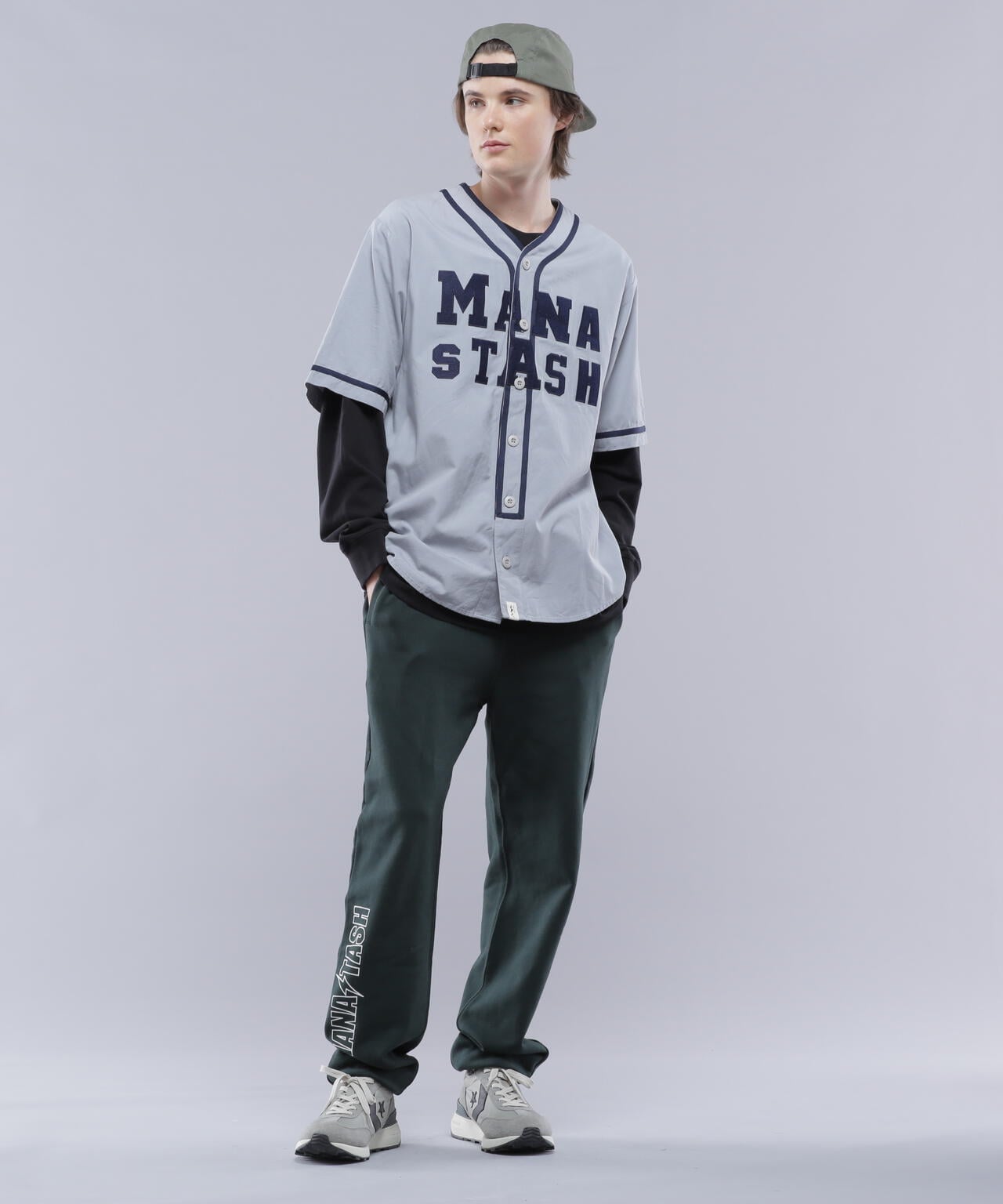 MANASTASH/マナスタッシュ/COLLEGE LOGO BB SHIRT