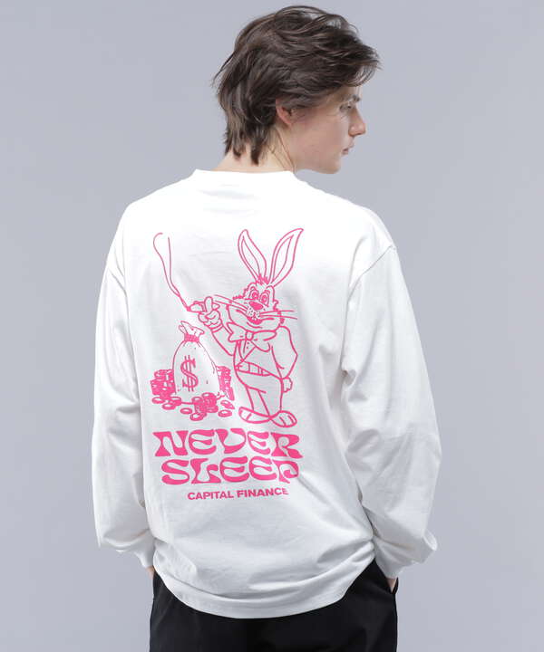 MANASTASH/マナスタッシュ/CiTee L/S RABBIT/シティーロングスリーブラビット