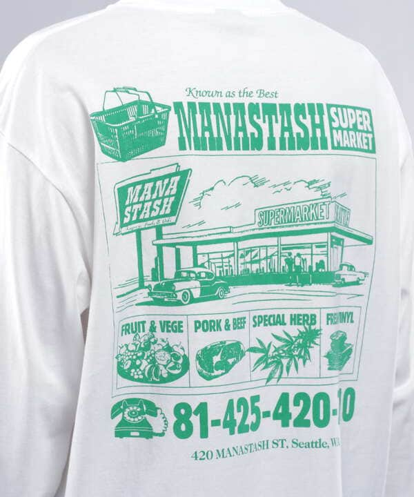 MANASTASH/マナスタッシュ/CiTee L/S SUPERMARKET