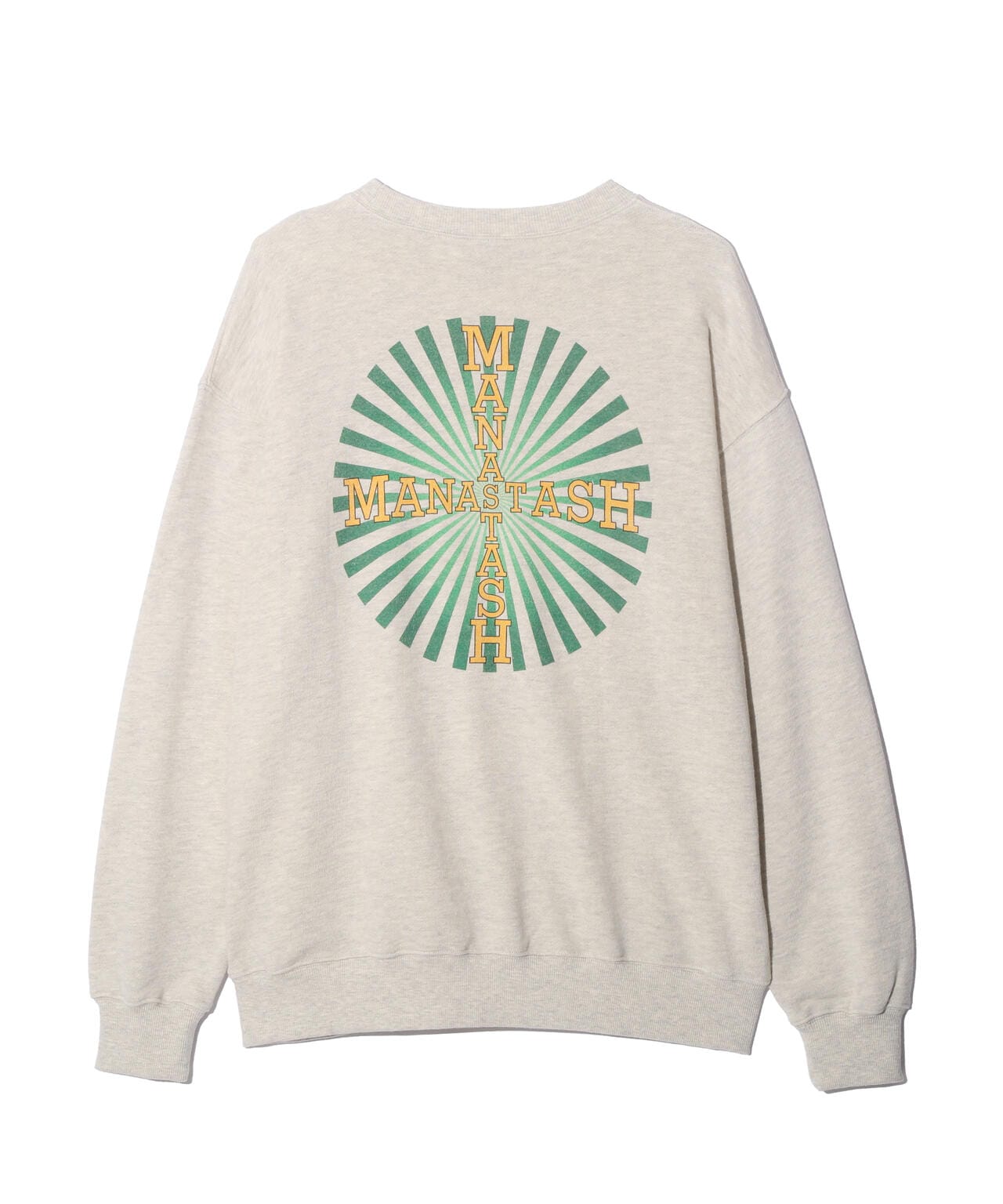 MANASTASH/マナスタッシュ/CASCADE SWEATSHIRTS CROSS LOGO