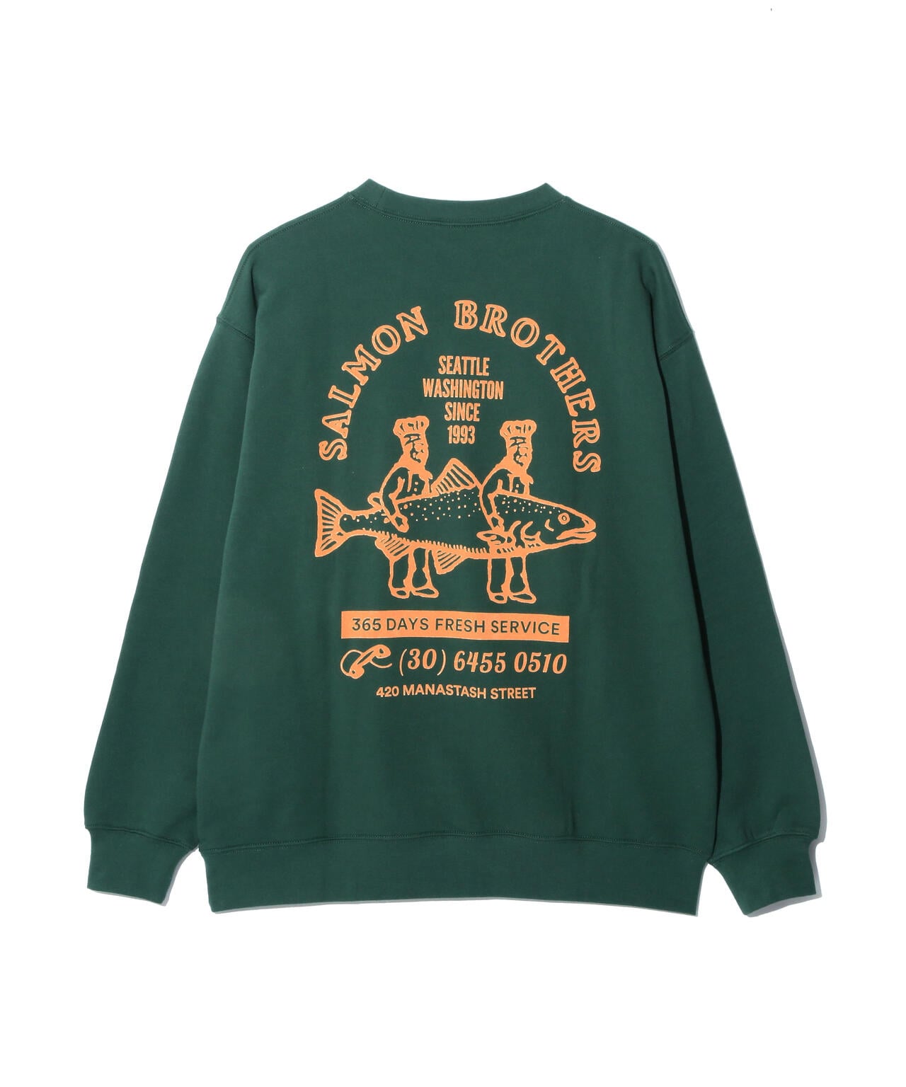 MANASTASH/マナスタッシュ/CiTee SWEAT SALMON/スウェット サーモン オックスフォード XL