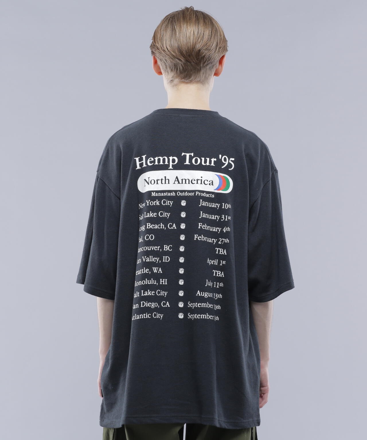 MANASTASH/マナスタッシュ/HEMP TEE TOUR/ヘンプツアーTシャツ