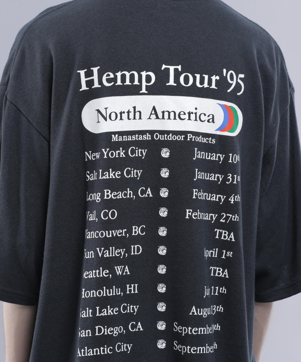 MANASTASH/マナスタッシュ/HEMP TEE TOUR/ヘンプツアーTシャツ