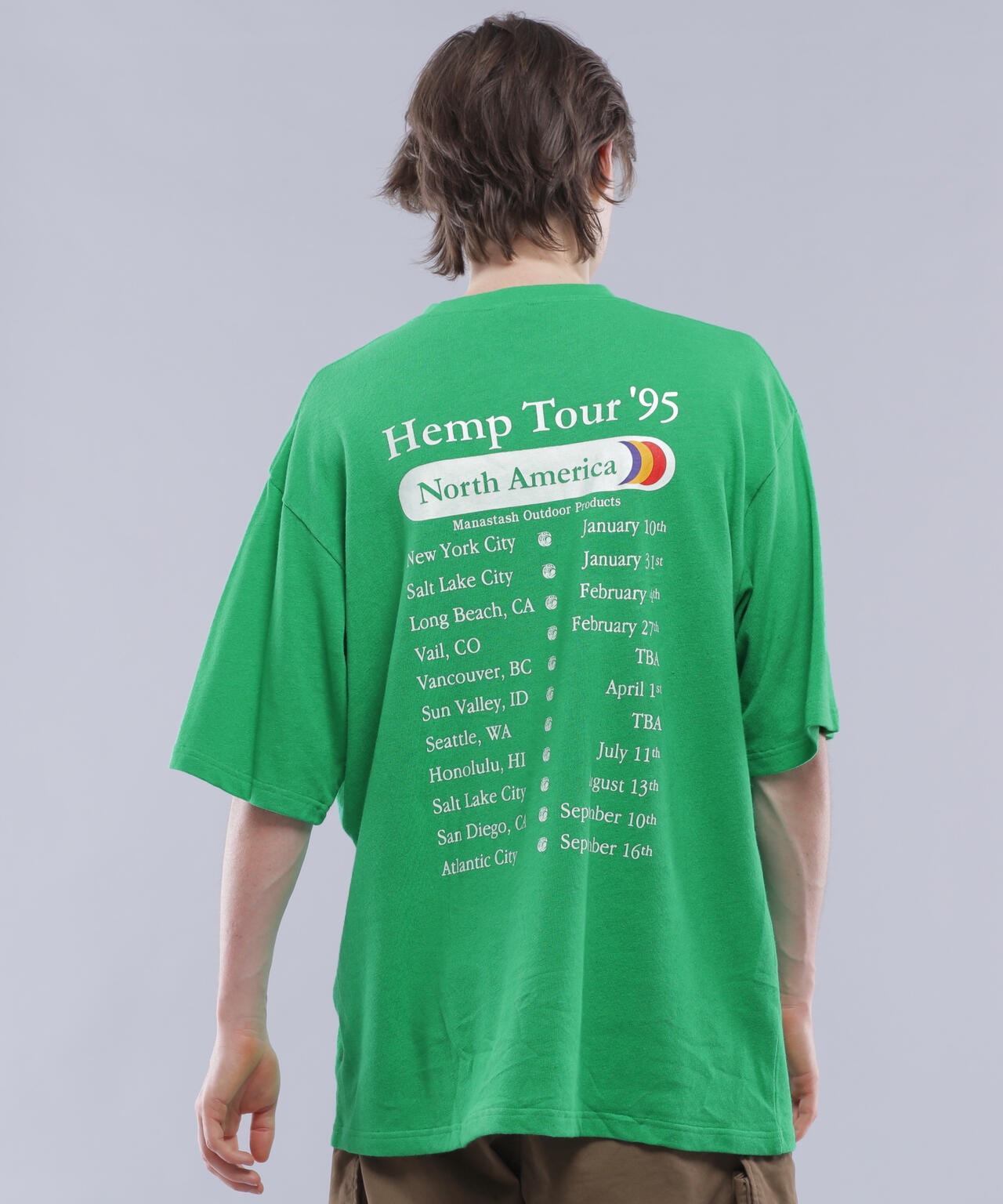 MANASTASH/マナスタッシュ/HEMP TEE TOUR/ヘンプツアーTシャツ