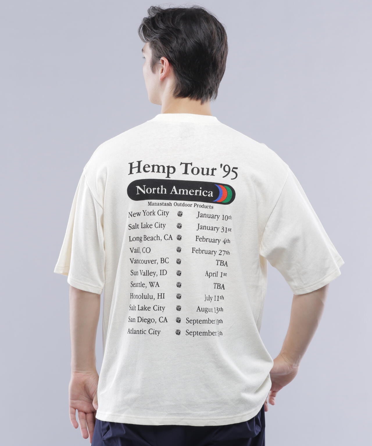 MANASTASH/マナスタッシュ/HEMP TEE TOUR/ヘンプツアーTシャツ