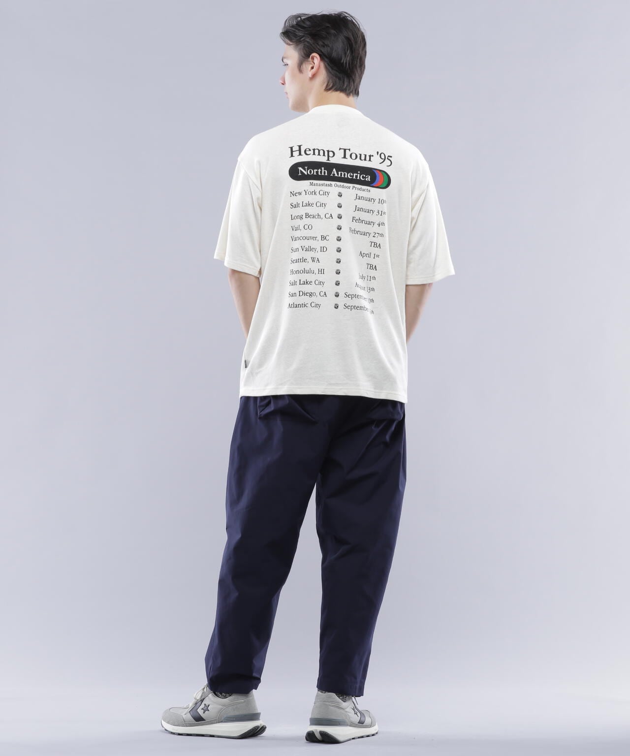 MANASTASH/マナスタッシュ/HEMP TEE TOUR/ヘンプツアーTシャツ