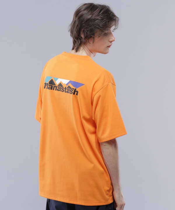 MANASTASH/マナスタッシュ/RE:POLY TEE SCHEME LOGO