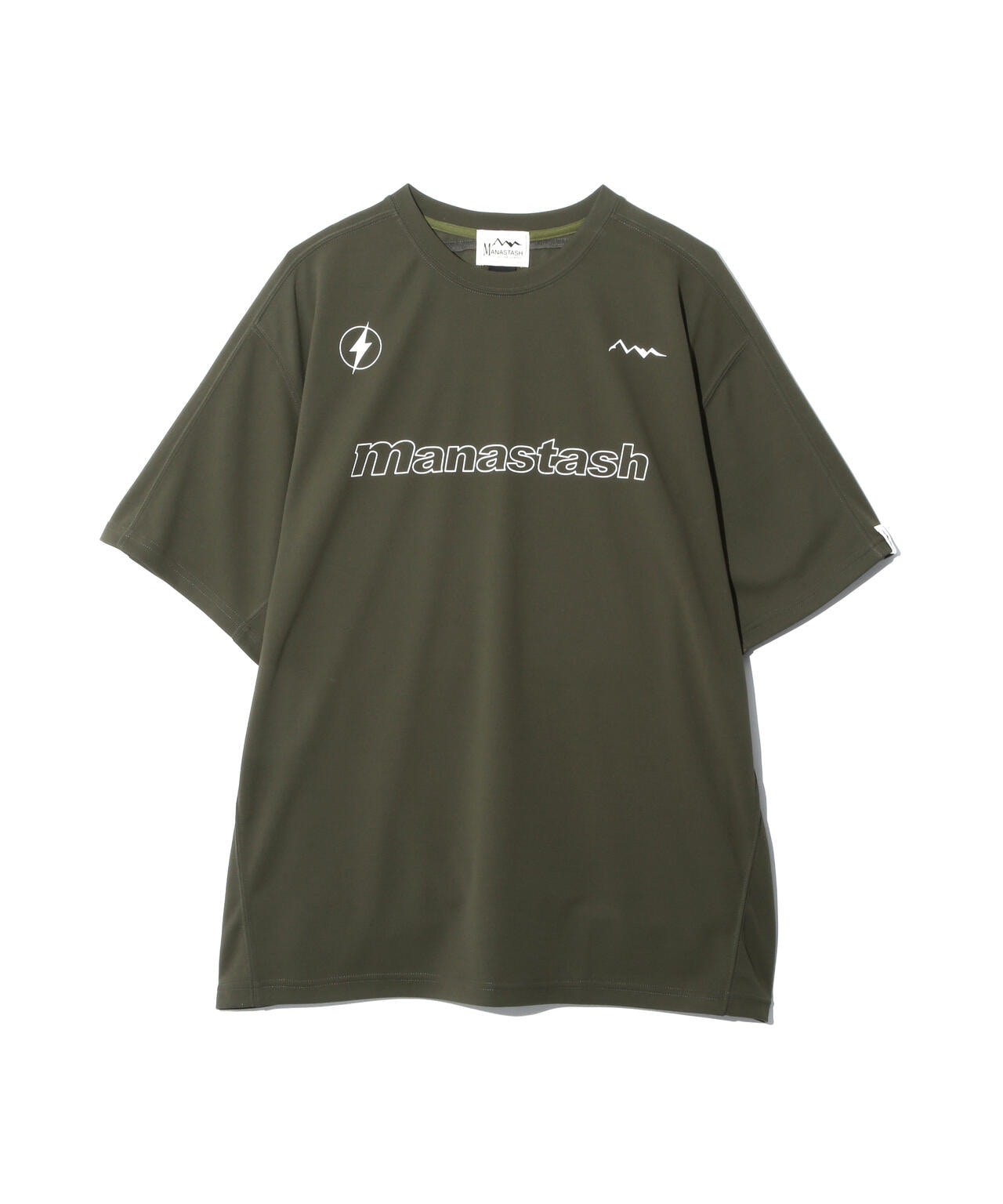 MANASTASH/マナスタッシュ/TECH TEE/テックTシャツ グレー S
