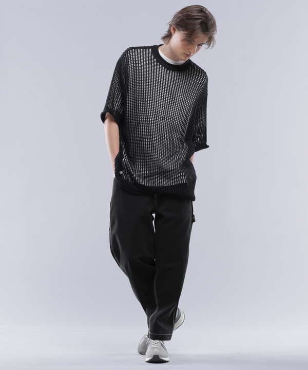 MANASTASH/マナスタッシュ/MESH SUMMER SWEATER/メッシュサマーセーター