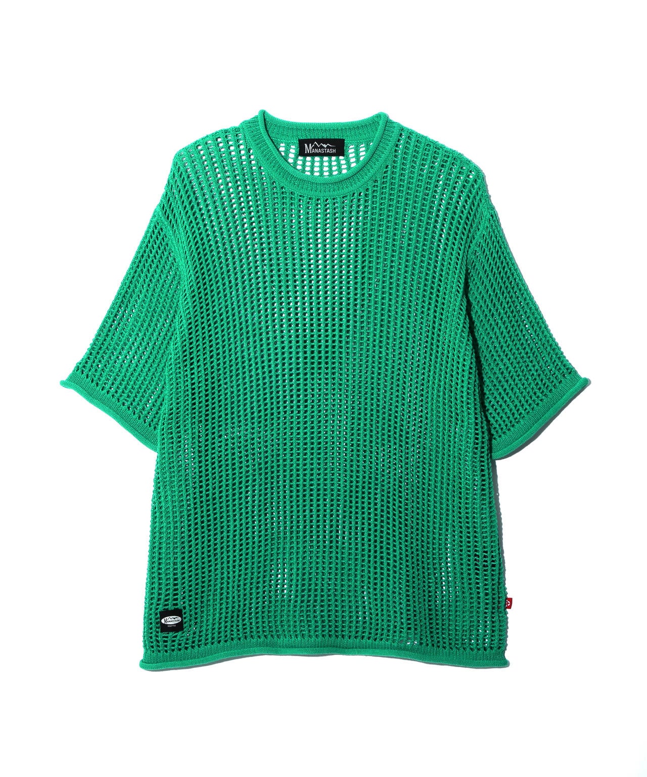 MANASTASH/マナスタッシュ/MESH SUMMER SWEATER/メッシュサマーセーター