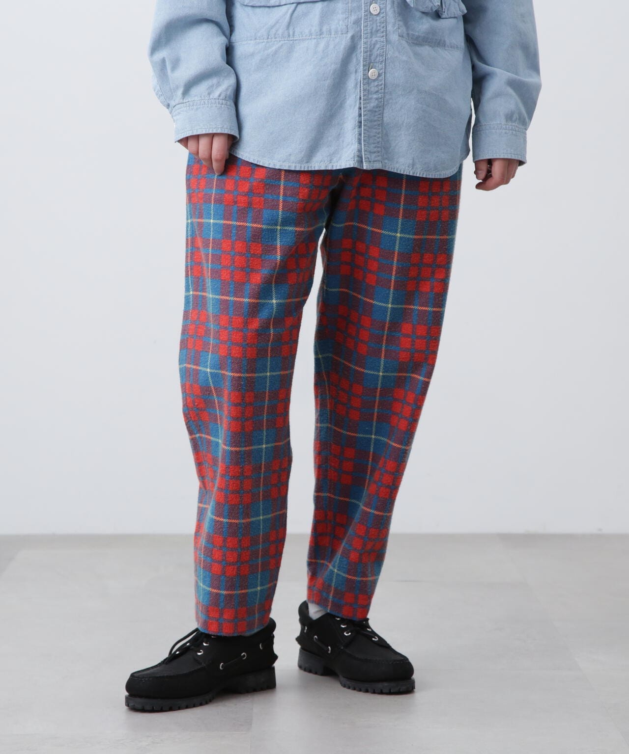 MANASTASH/マナスタッシュ/ZIP FLANNEL PANTS/ジップフランネルパンツ