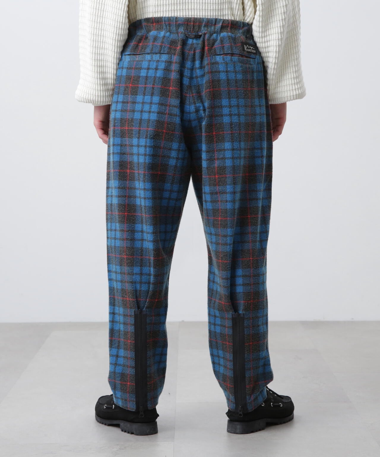 MANASTASH/マナスタッシュ/ZIP FLANNEL PANTS/ジップフランネルパンツ