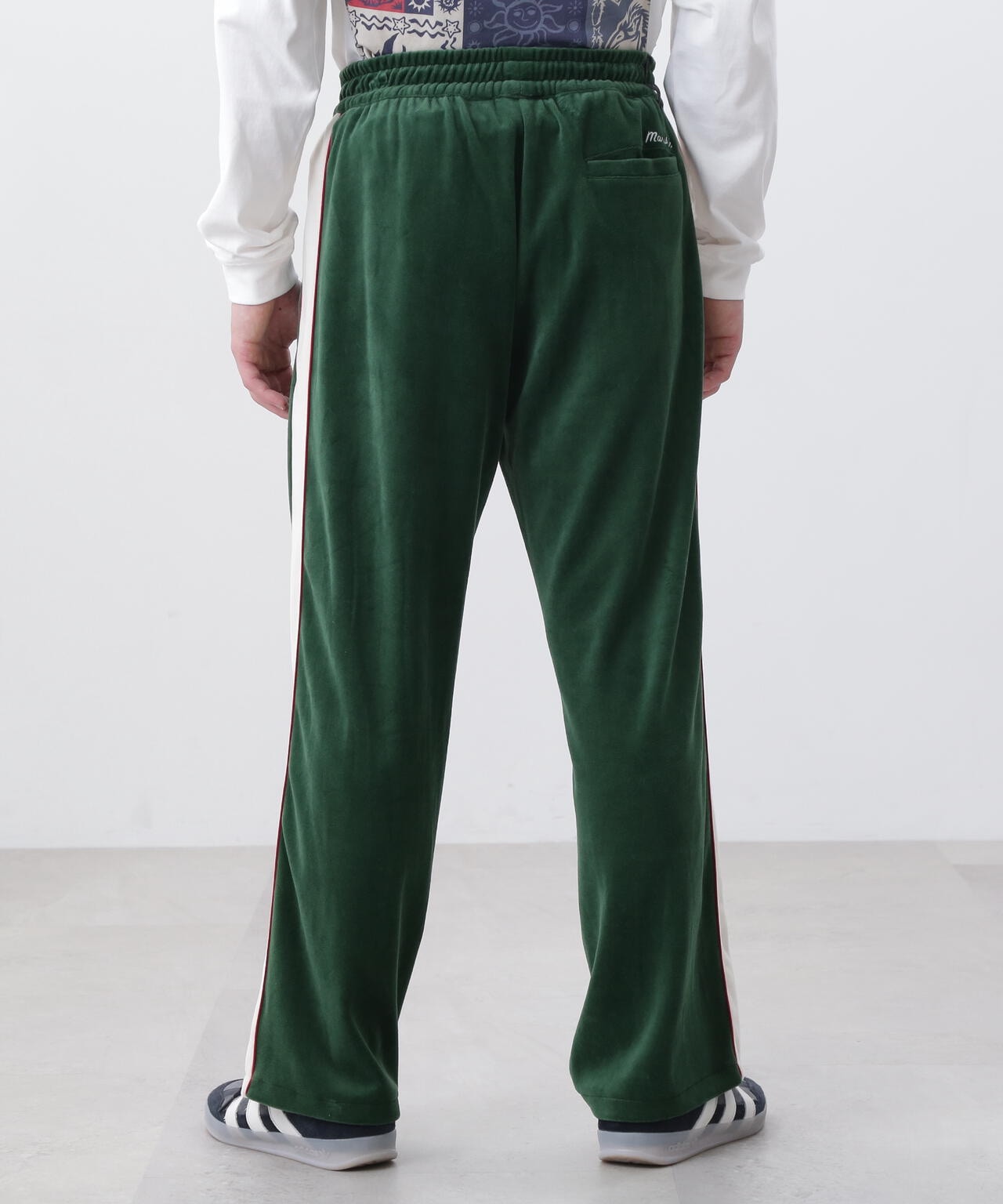 MANASTASH/マナスタッシュ/VELVET TRACK PANTS/ベルベットトラックパンツ