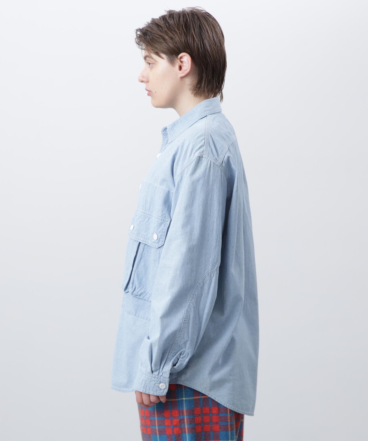 MANASTASH/マナスタッシュ/CARGO POCKET WORK SHIRTS