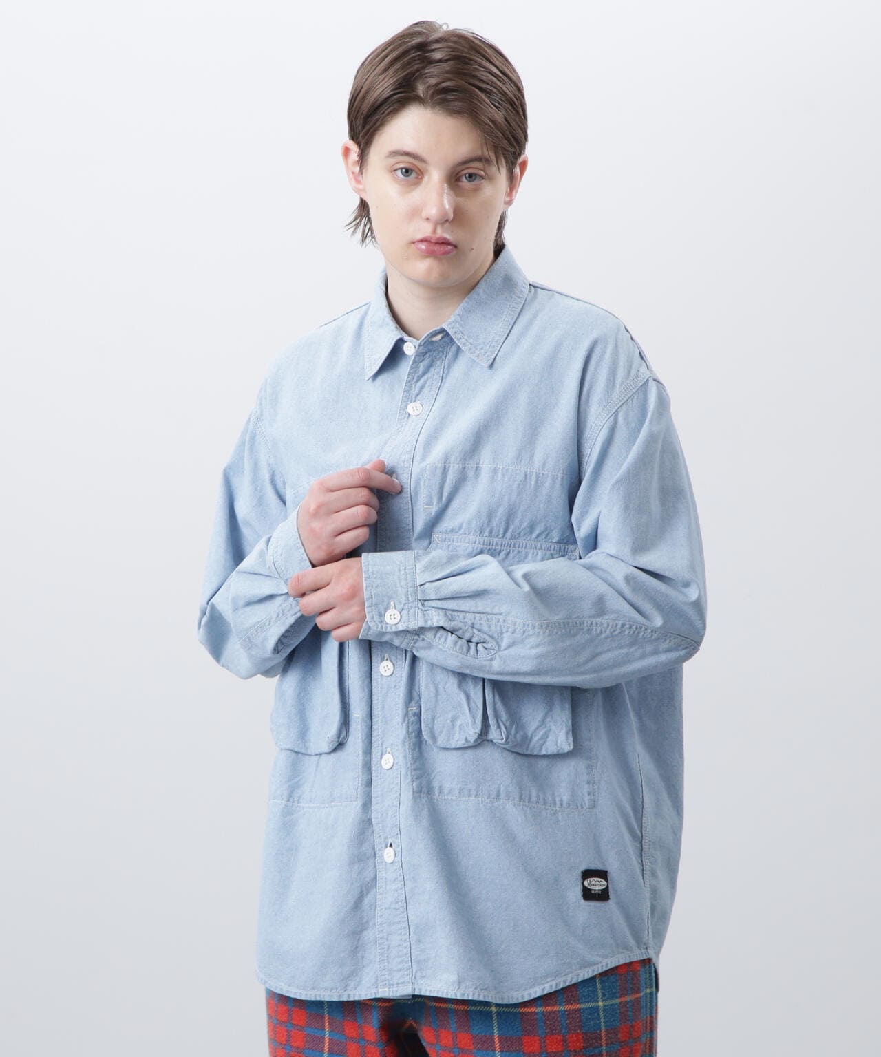 MANASTASH/マナスタッシュ/CARGO POCKET WORK SHIRTS