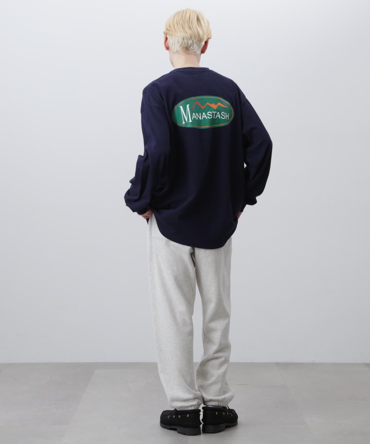 MANASTASH/マナスタッシュ/HEMP L/S TEE ORIGINAL LOGO