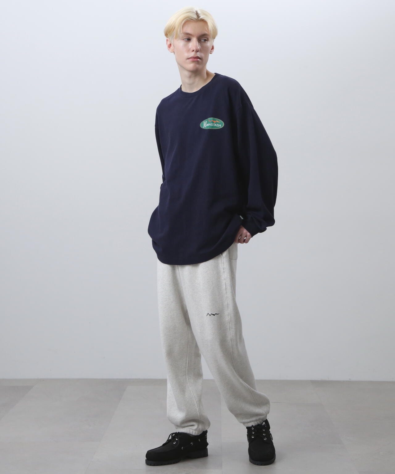 MANASTASH/マナスタッシュ/HEMP L/S TEE ORIGINAL LOGO