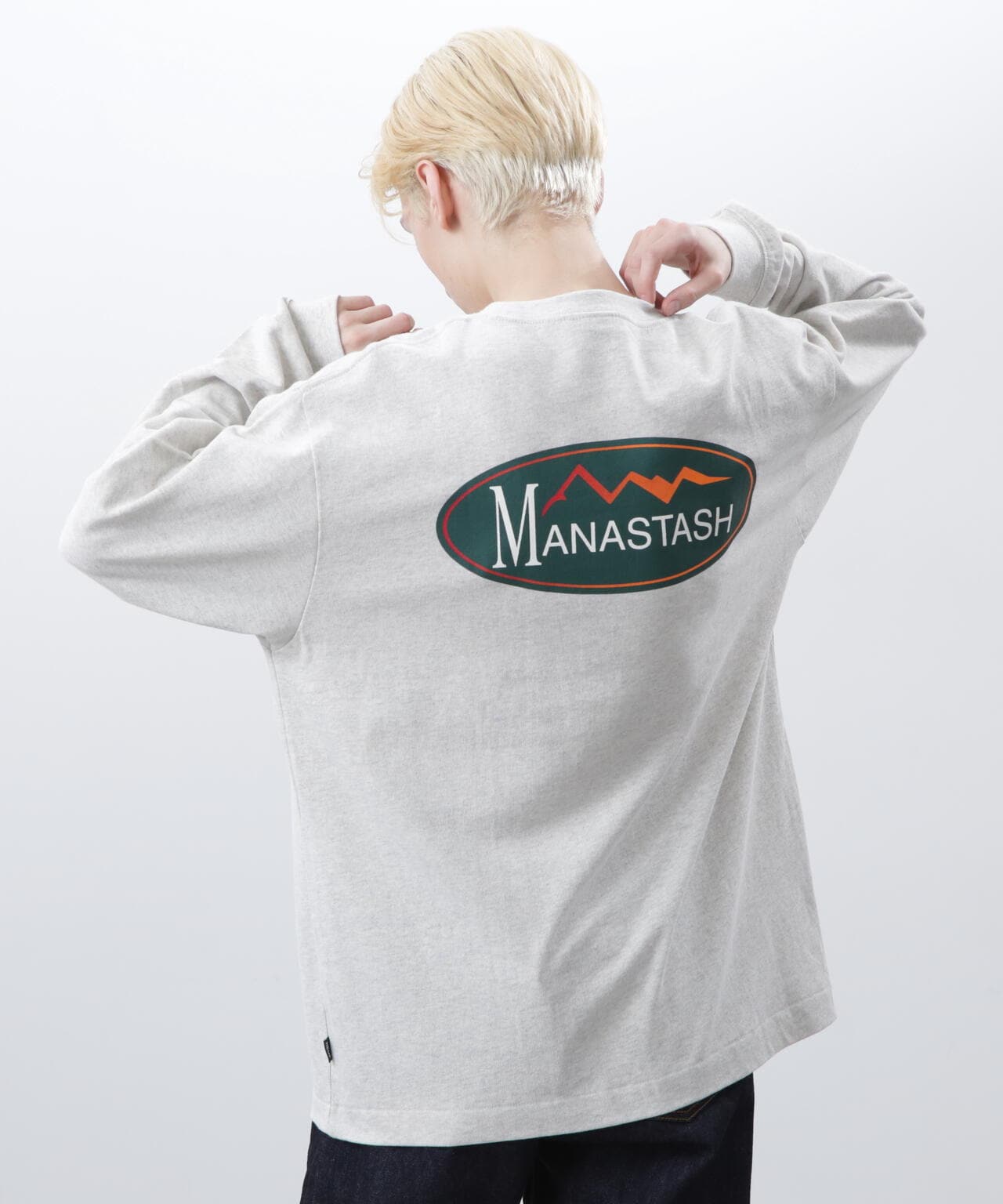 MANASTASH/マナスタッシュ/HEMP L/S TEE ORIGINAL LOGO