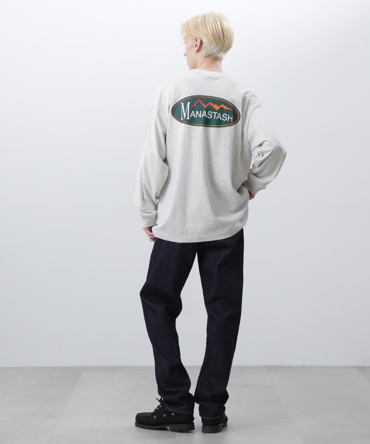 MANASTASH/マナスタッシュ/HEMP L/S TEE ORIGINAL LOGO