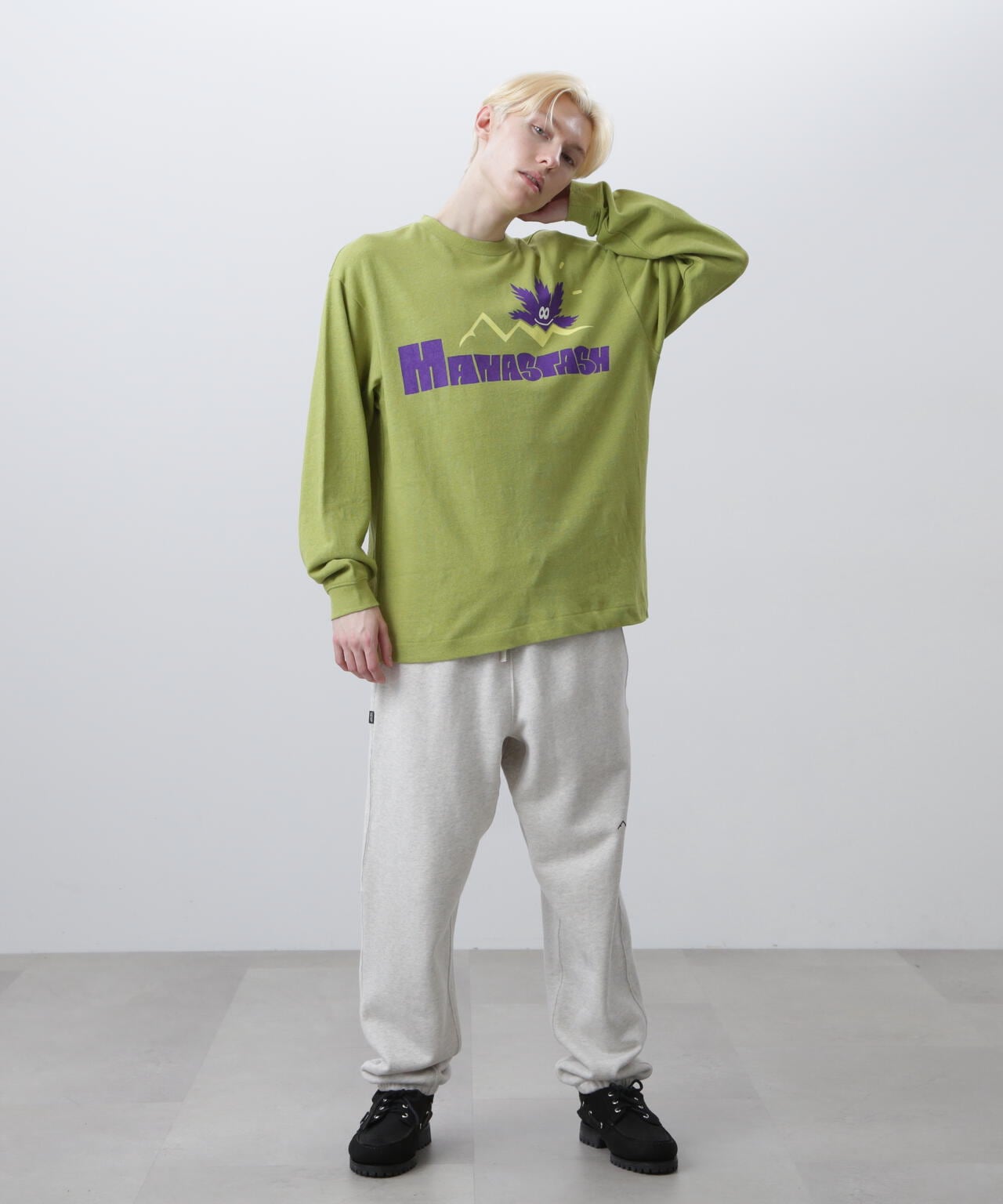 MANASTASH/マナスタッシュ/HEMP L/S TEE SUN