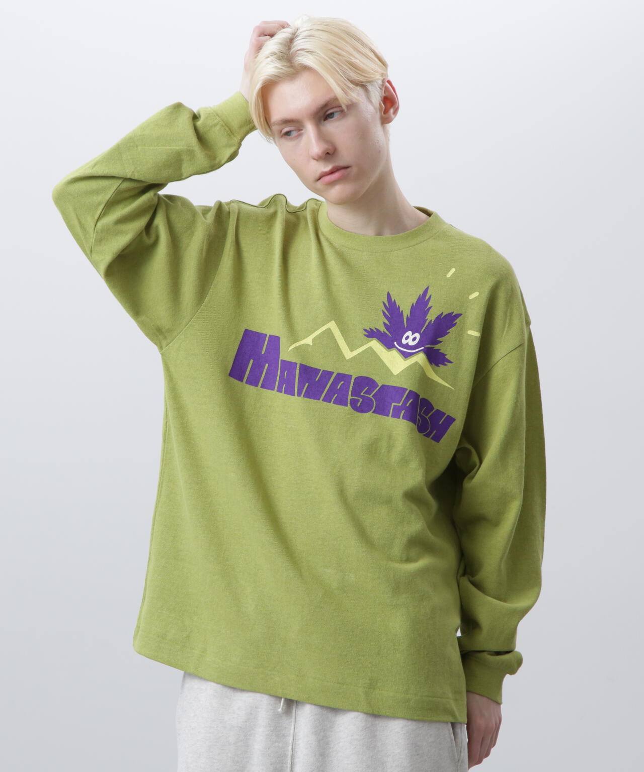 MANASTASH/マナスタッシュ/HEMP L/S TEE SUN