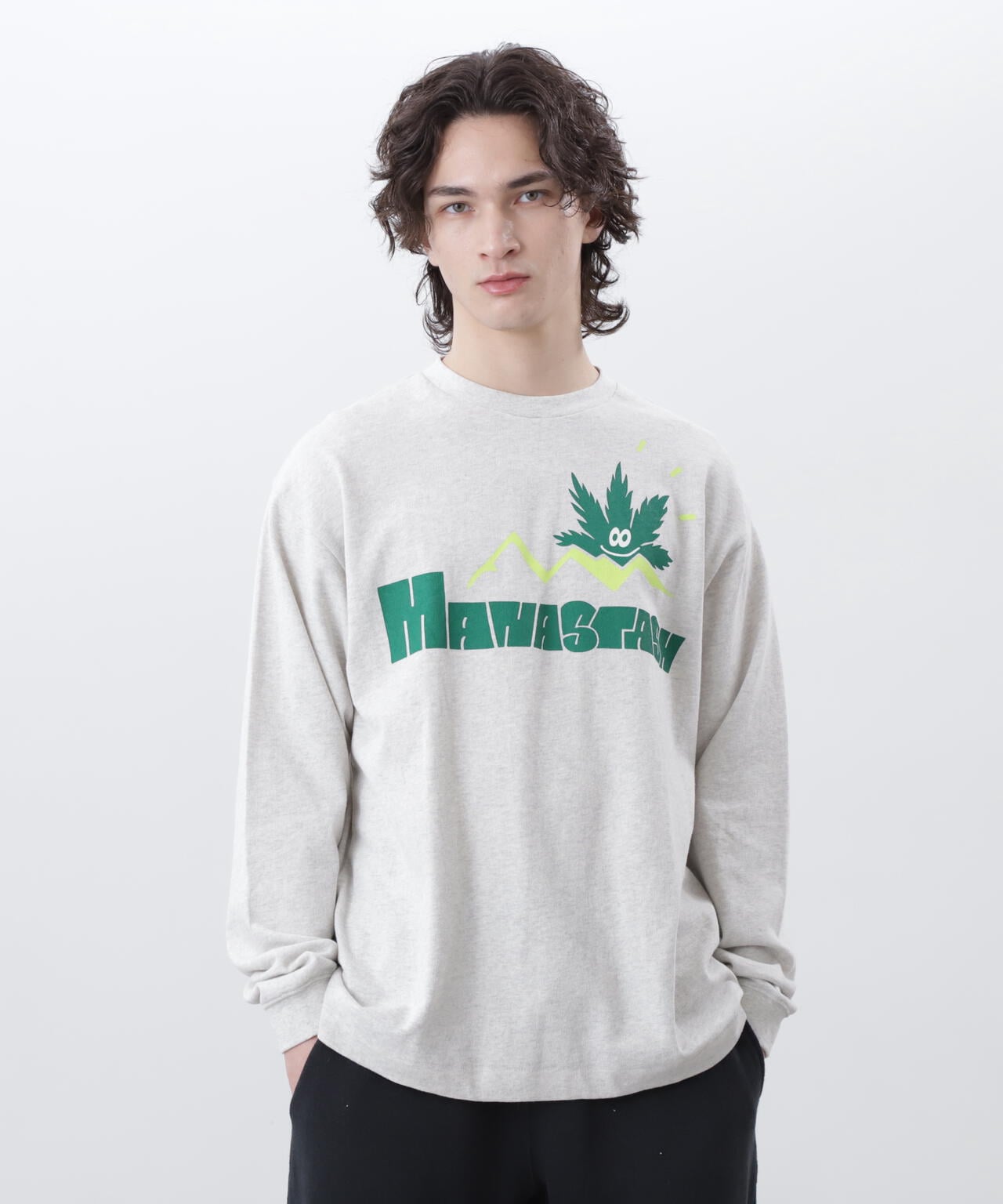 MANASTASH/マナスタッシュ/HEMP L/S TEE SUN