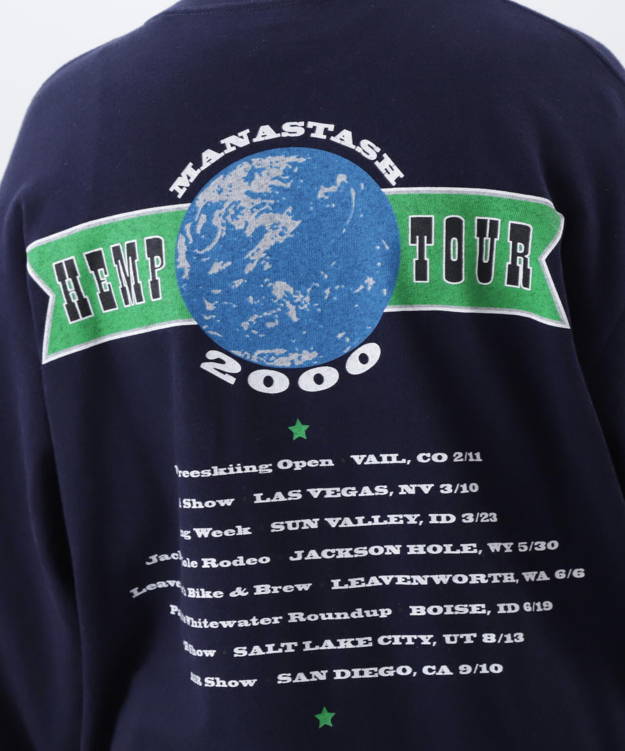 MANASTASH/マナスタッシュ/ HEMP L/S TEE HEMP TOUR 2000