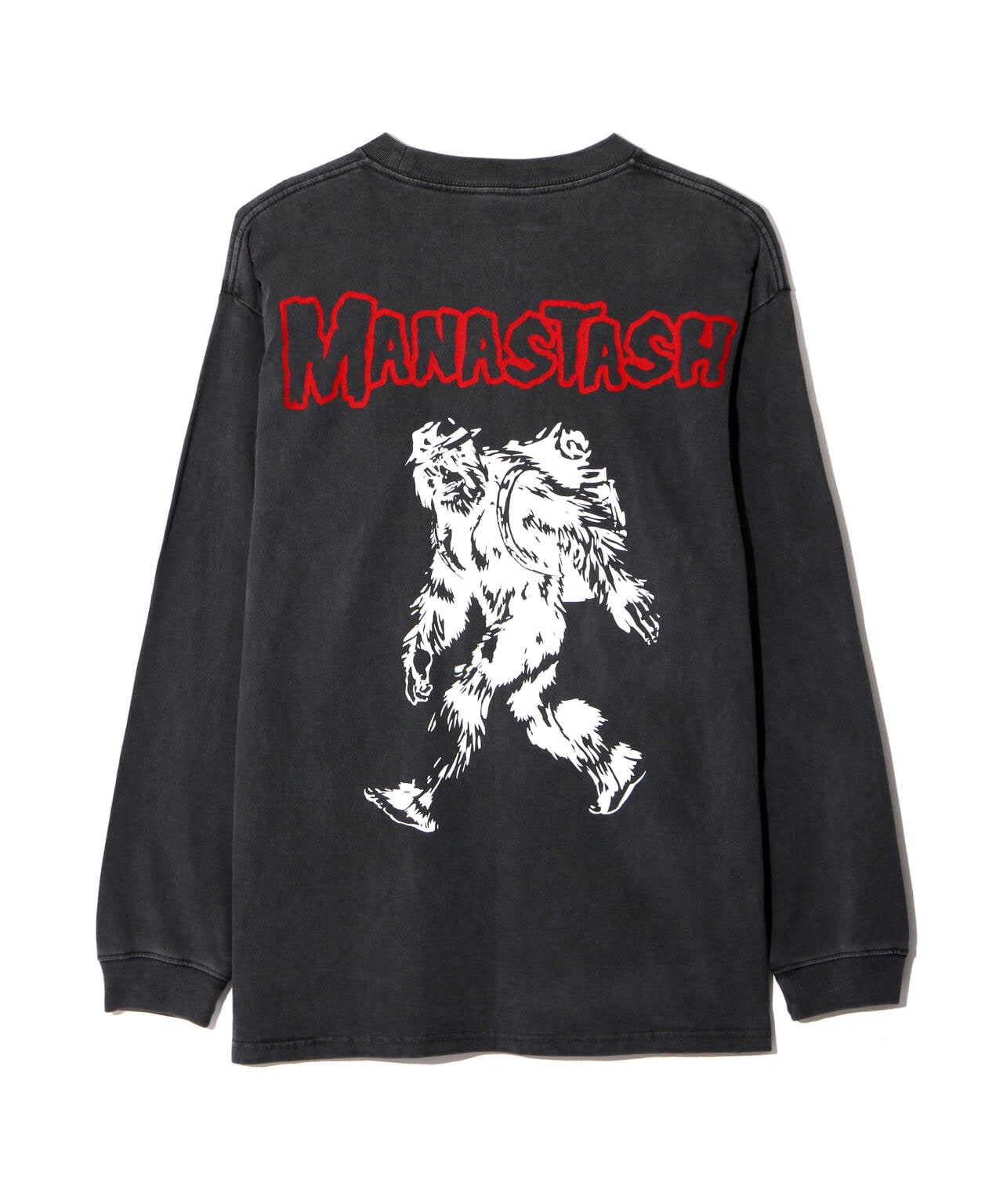 MANASTASH/マナスタッシュ/PUMICE L/S TEE BIG FOOT