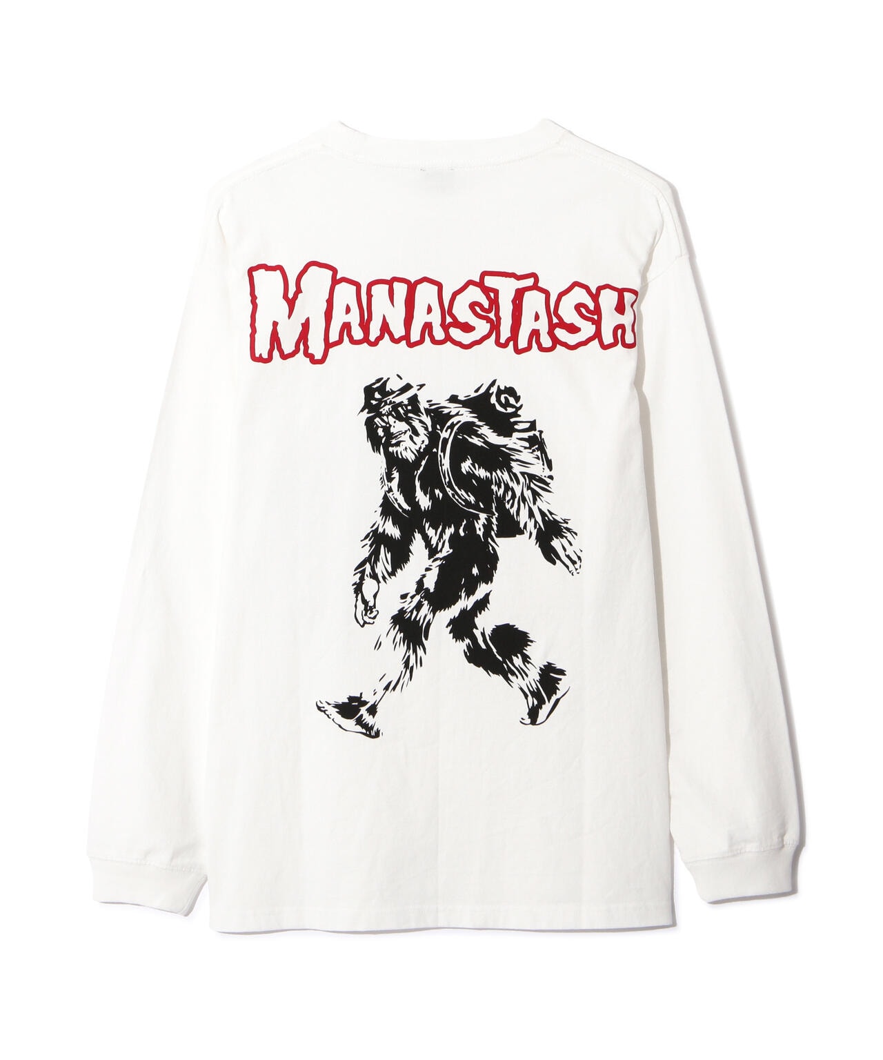 MANASTASH/マナスタッシュ/PUMICE L/S TEE BIG FOOT