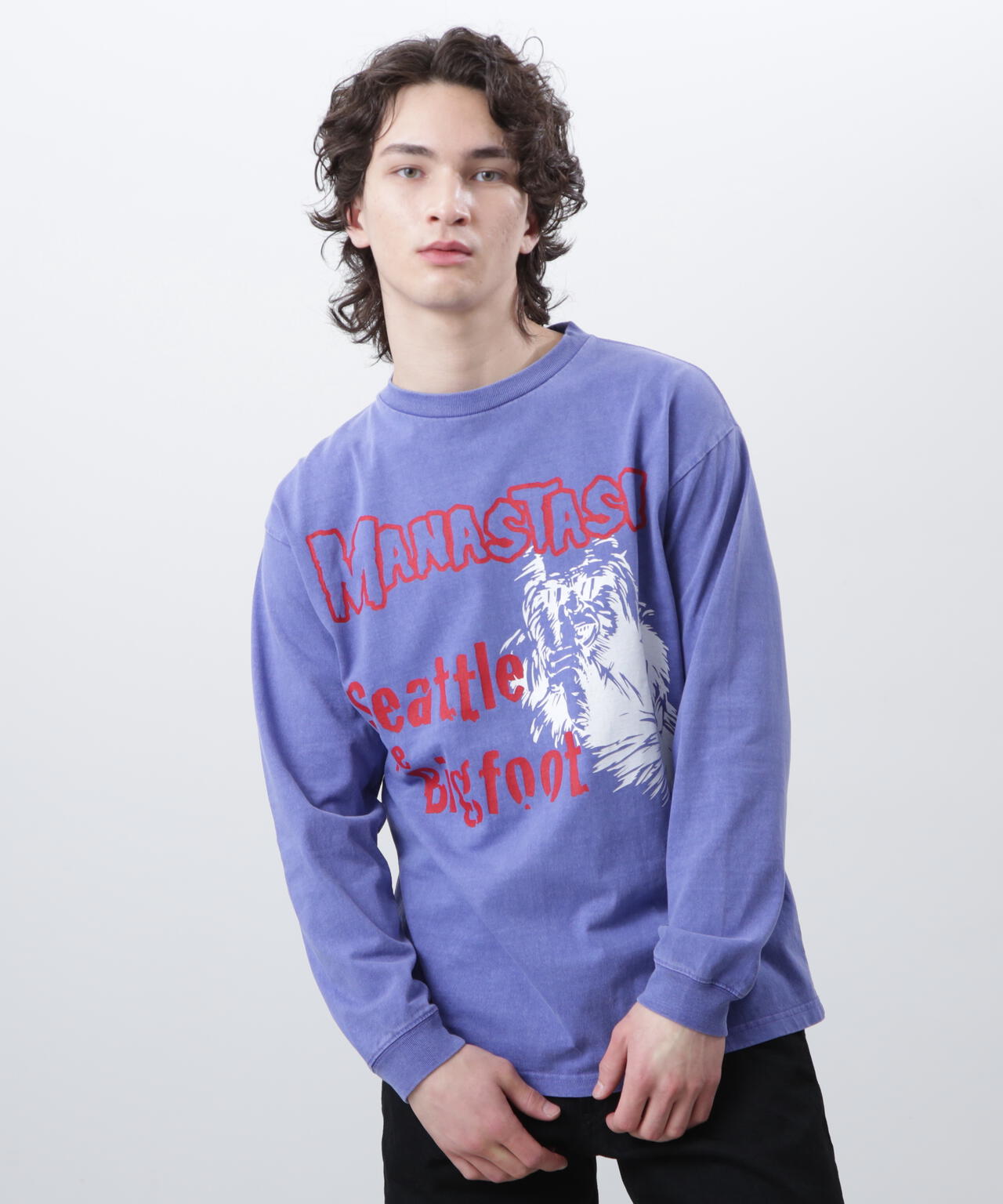 MANASTASH/マナスタッシュ/PUMICE L/S TEE BIG FOOT