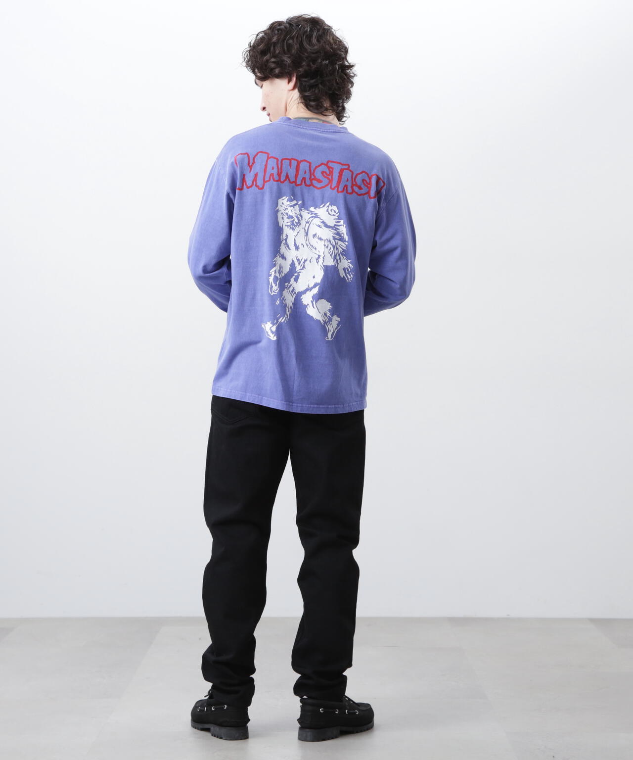 MANASTASH/マナスタッシュ/PUMICE L/S TEE BIG FOOT