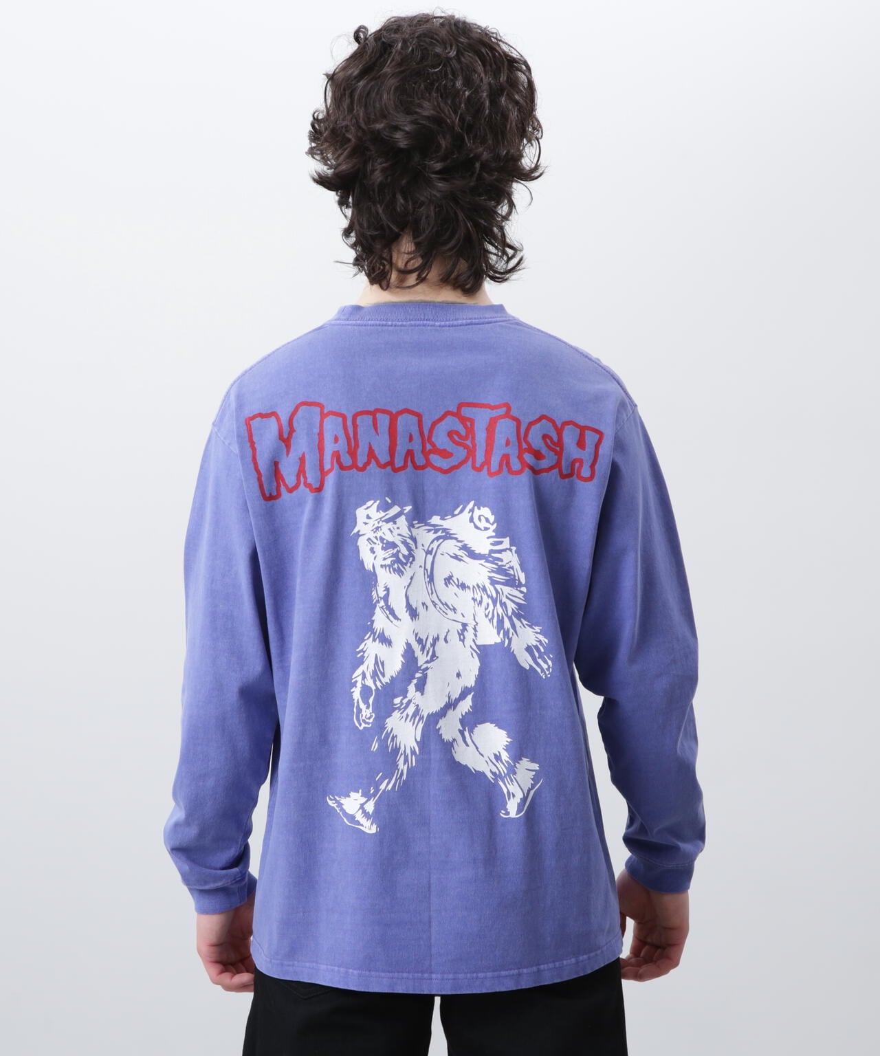 MANASTASH/マナスタッシュ/PUMICE L/S TEE BIG FOOT