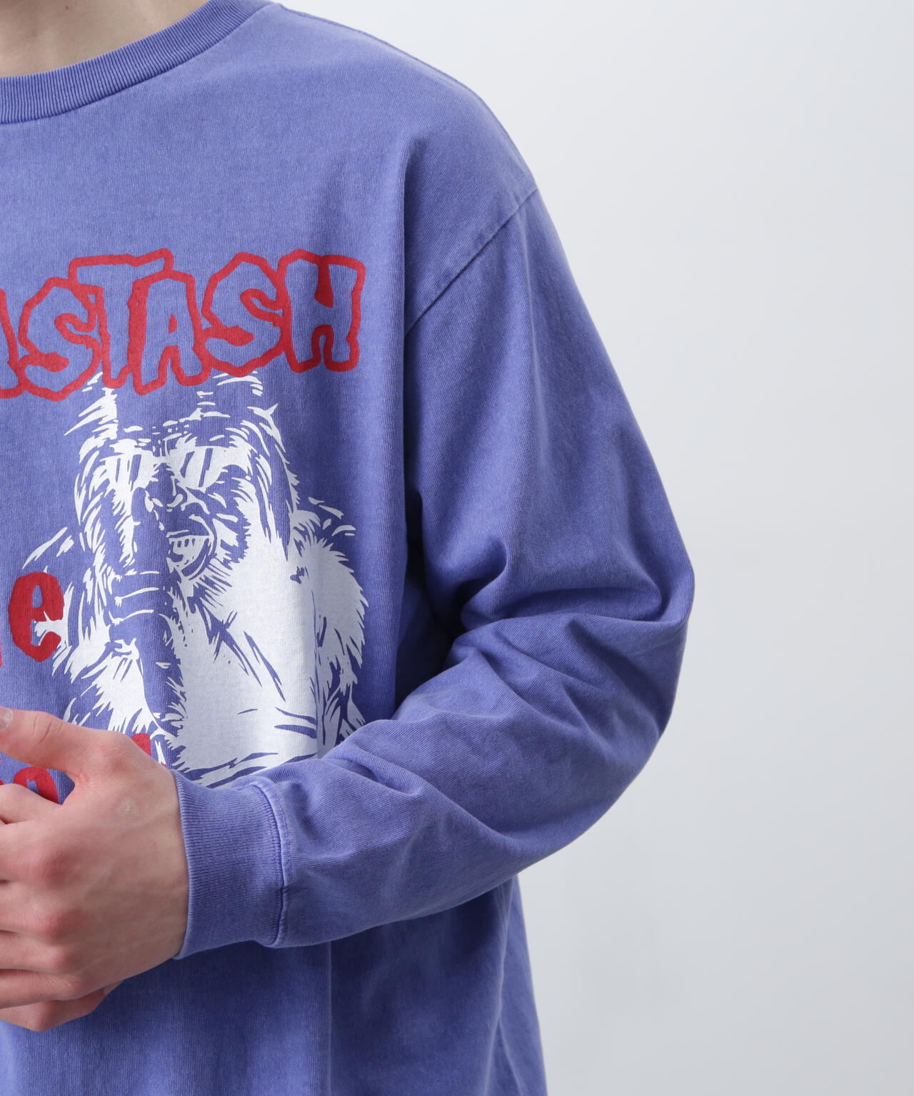 MANASTASH/マナスタッシュ/PUMICE L/S TEE BIG FOOT