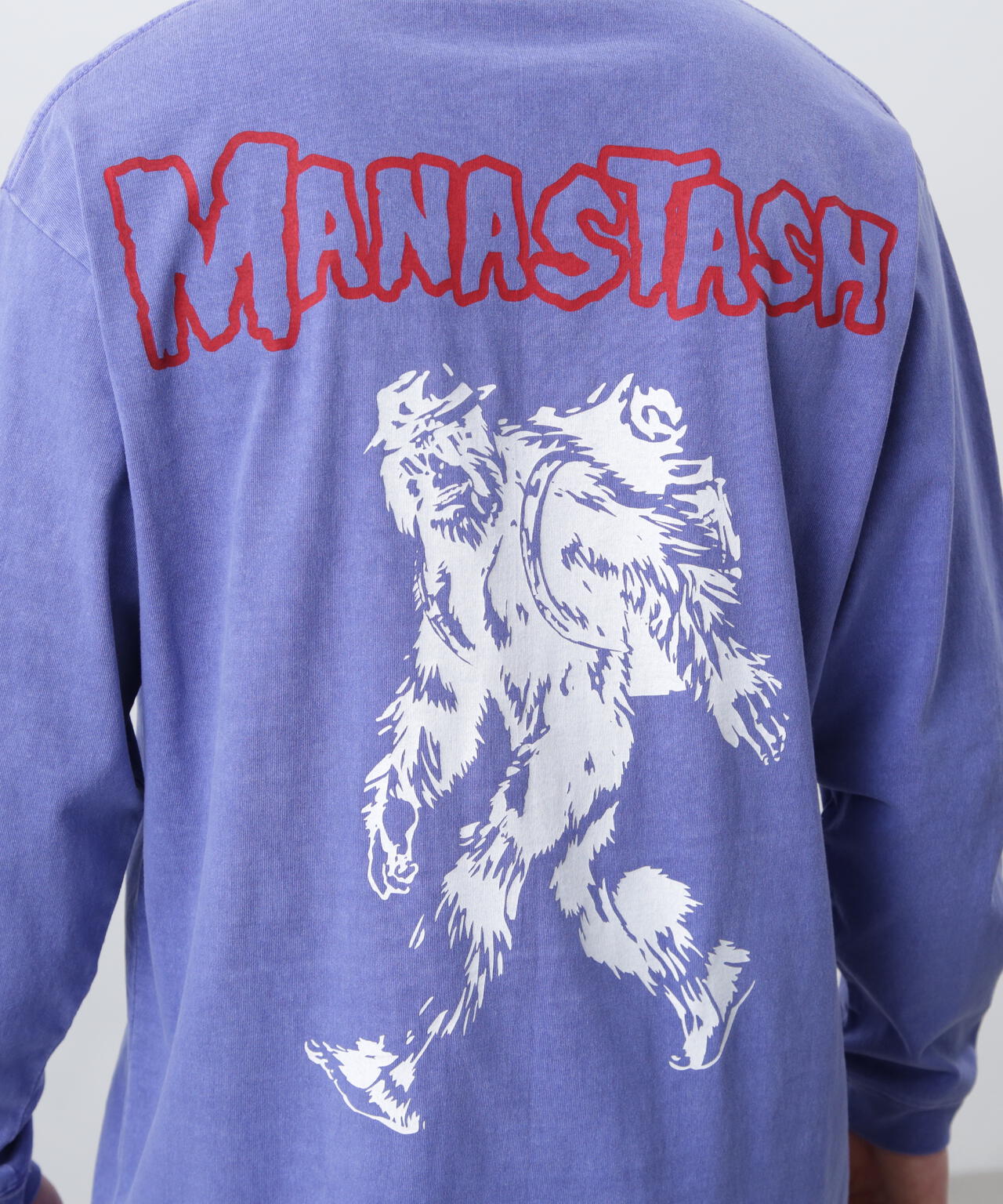 MANASTASH/マナスタッシュ/PUMICE L/S TEE BIG FOOT