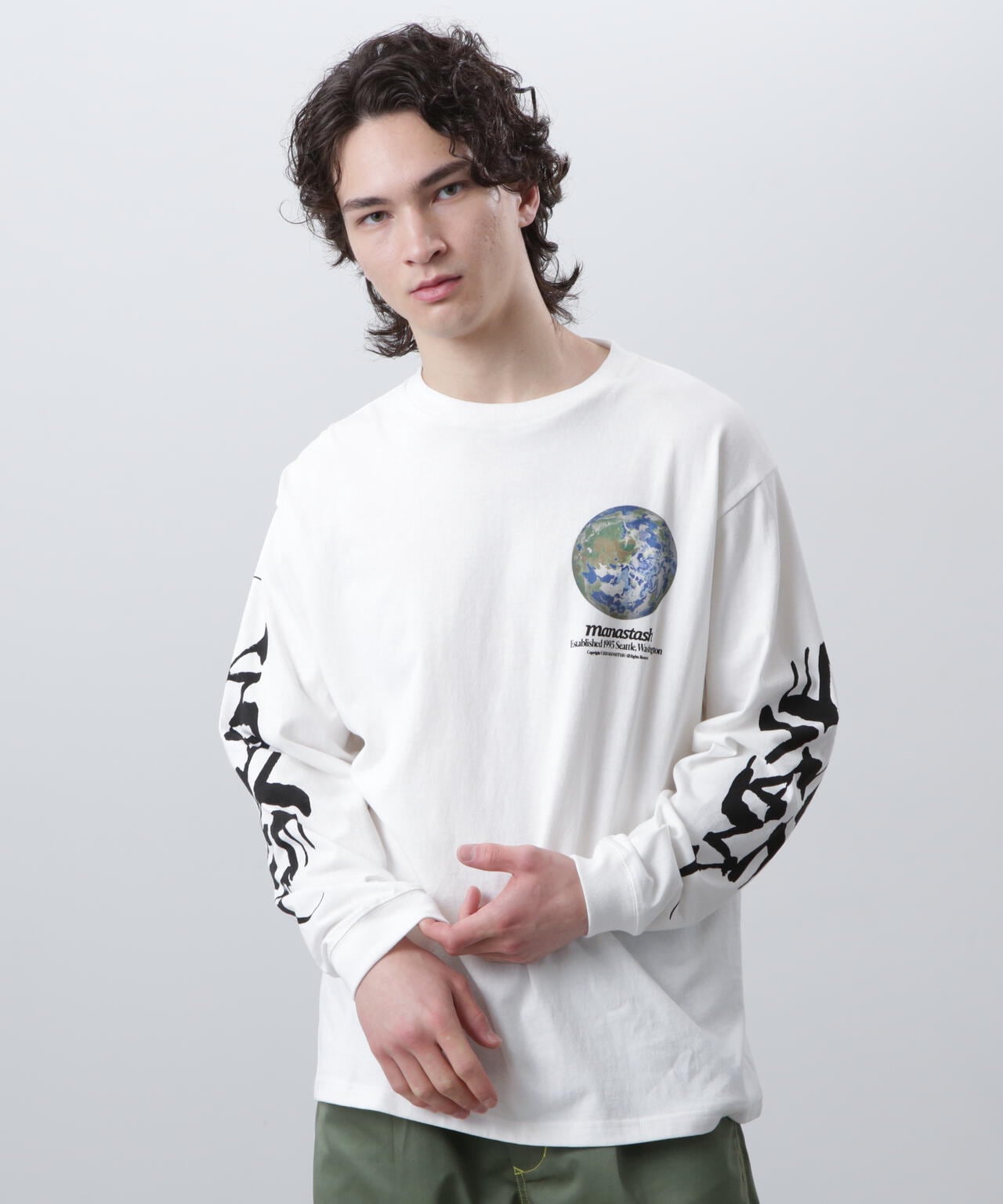 MANASTASH/マナスタッシュ/CiTee L/S TEE WAVE