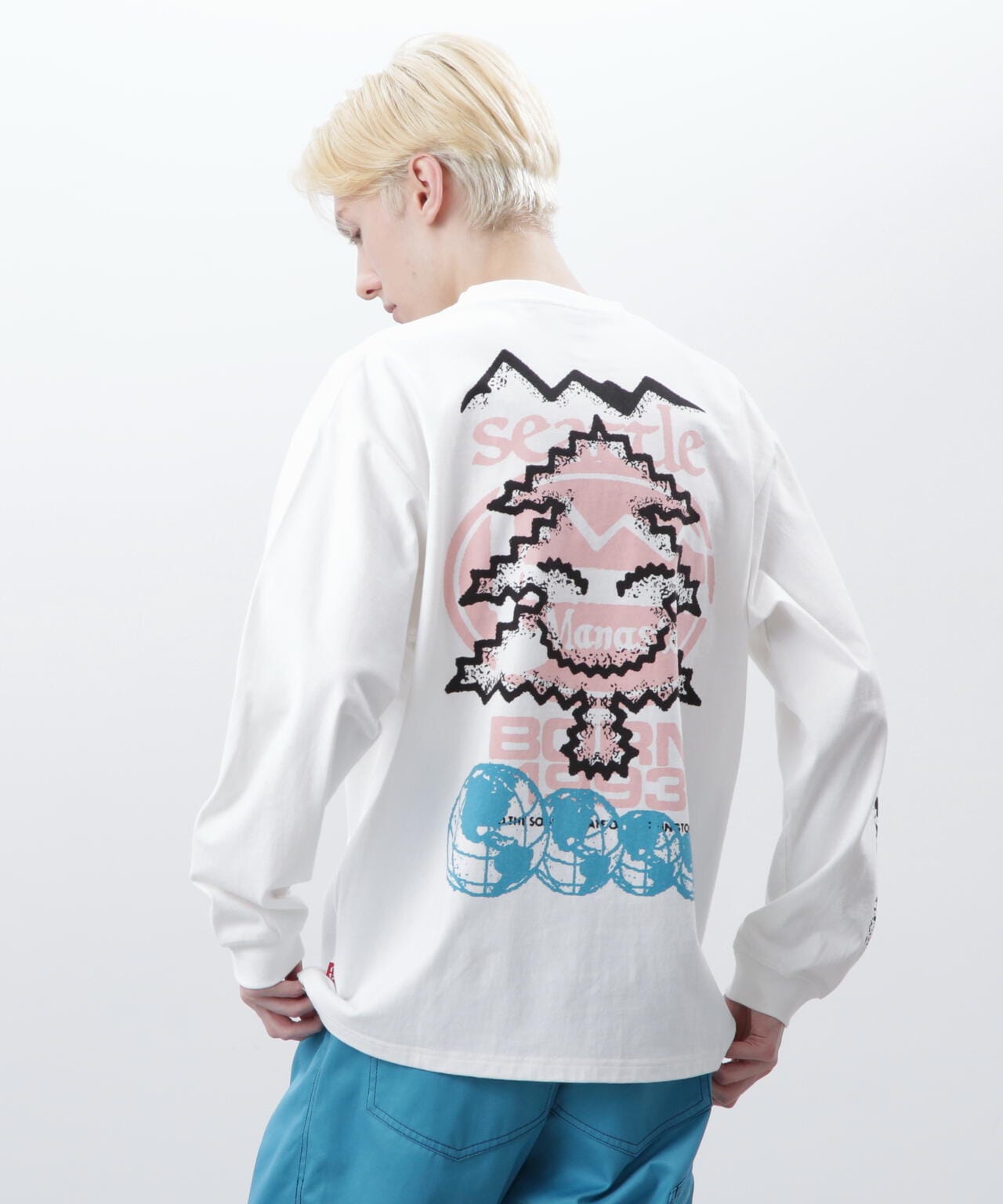 MANASTASH/マナスタッシュ/ RE:CTN L/S TEE TREE/ロンTツリー