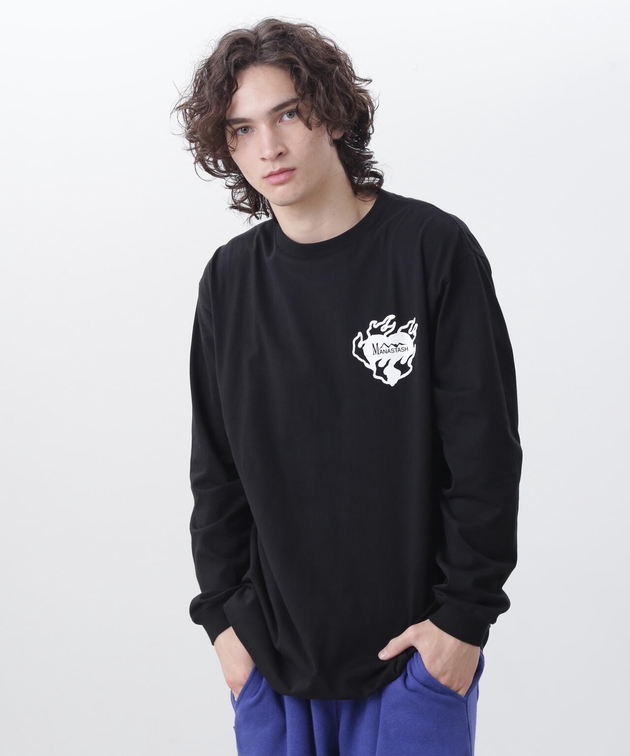 MANASTASH/マナスタッシュ/RE:CTN L/S TEE BANDANA