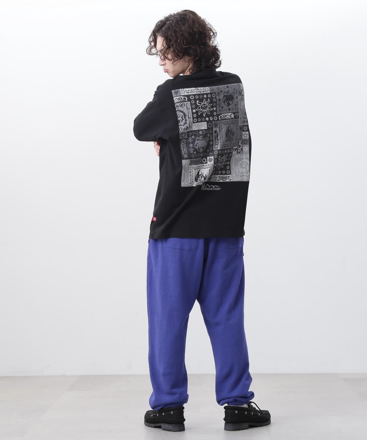 MANASTASH/マナスタッシュ/RE:CTN L/S TEE BANDANA