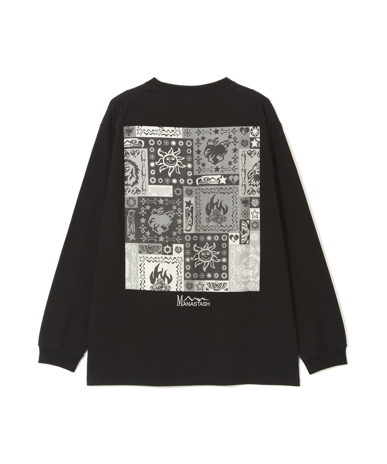 MANASTASH/マナスタッシュ/RE:CTN L/S TEE BANDANA