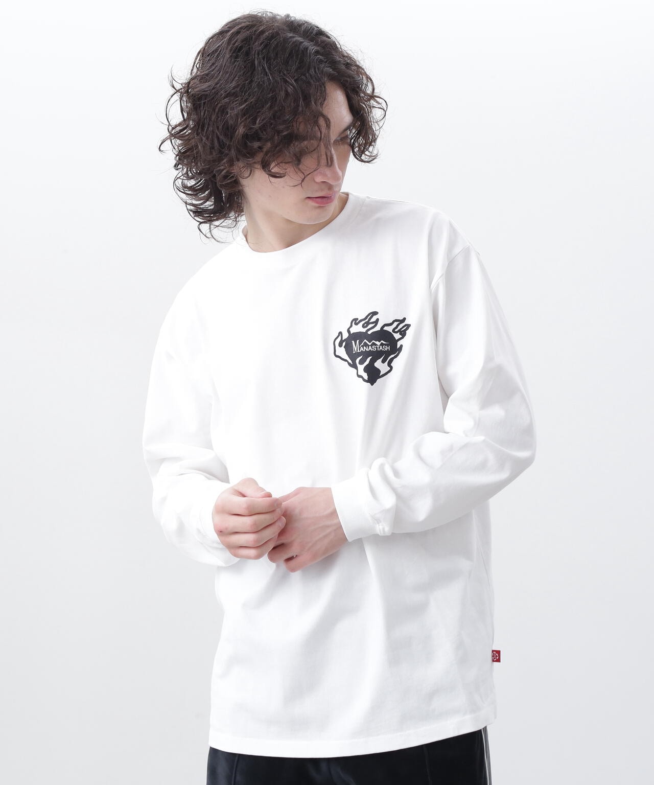 MANASTASH/マナスタッシュ/RE:CTN L/S TEE BANDANA