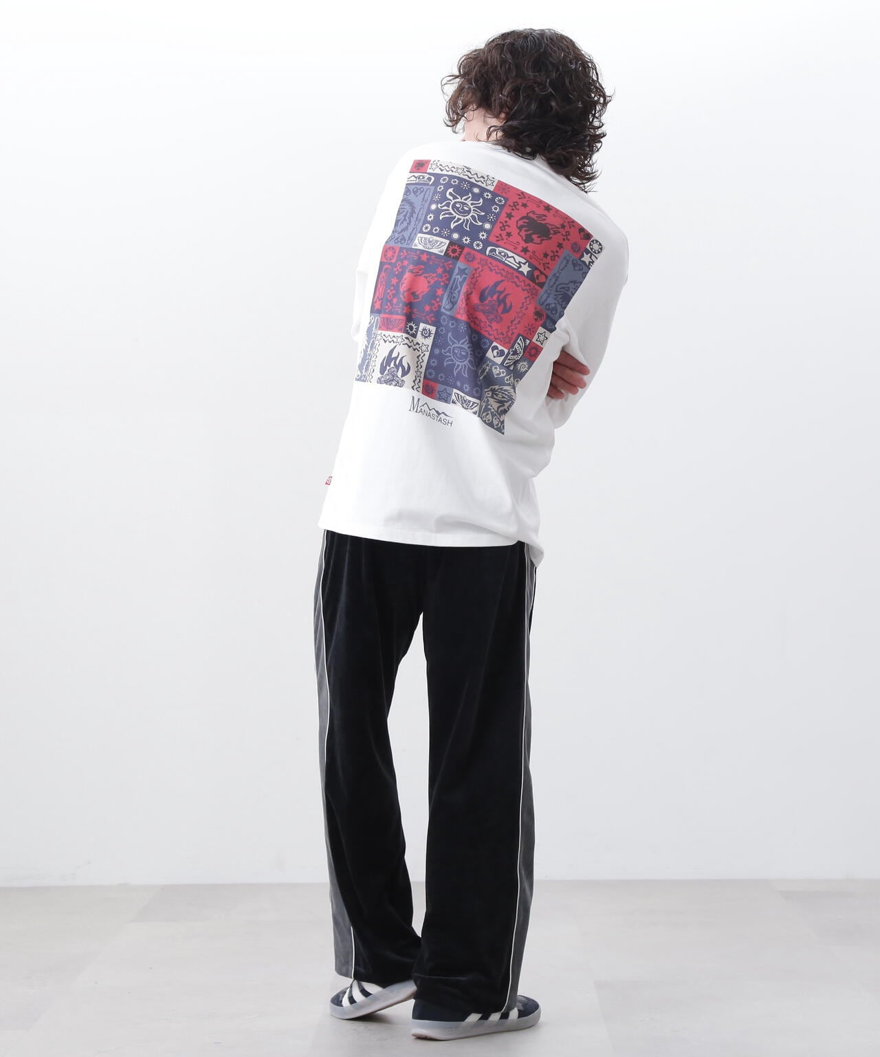 MANASTASH/マナスタッシュ/RE:CTN L/S TEE BANDANA