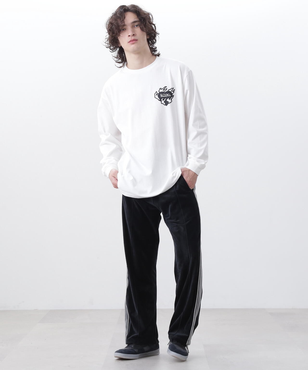 MANASTASH/マナスタッシュ/RE:CTN L/S TEE BANDANA